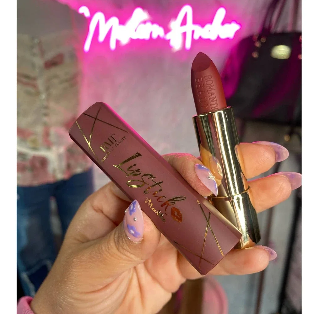 LAST ONE - NEW Click Bullet Nude Matte Lipstick by Romantic Beauty #20